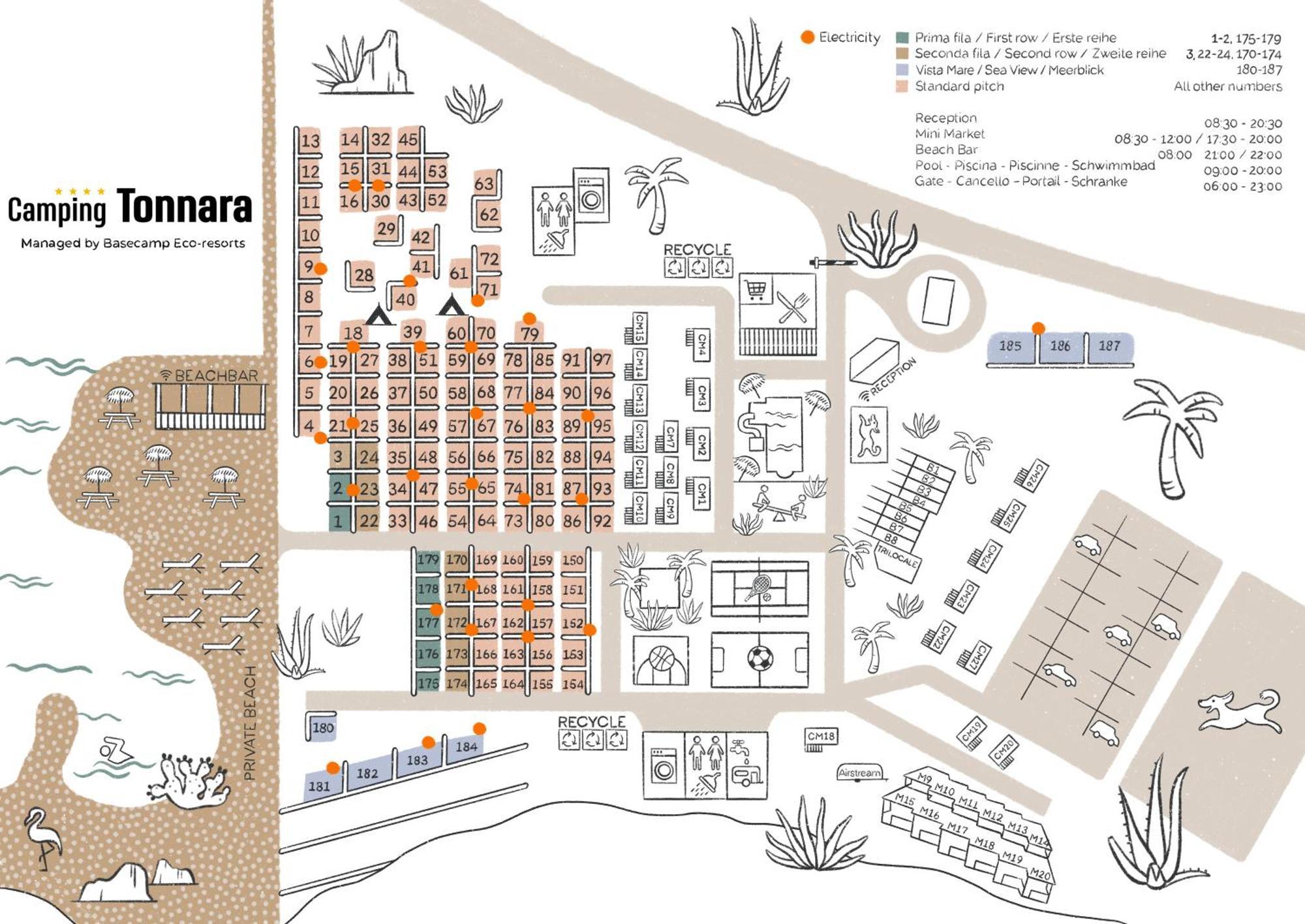 Cala Sapone Camping Tonnara מראה חיצוני תמונה